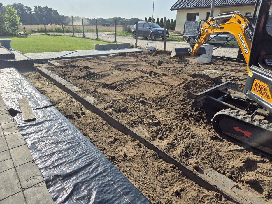 Usługi minikoparką