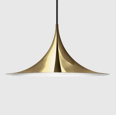 Candeeiro suspensão design estilo Gubi Torsten Thorup e Claus Bonderup