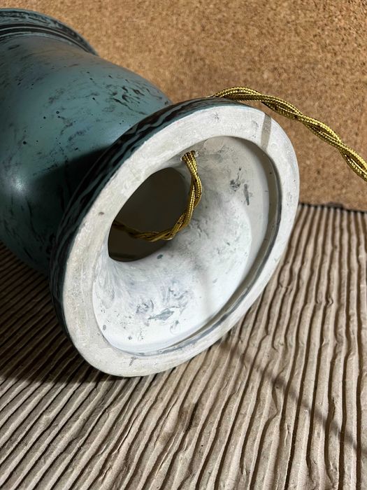 Candeeiro ânfora em faiança