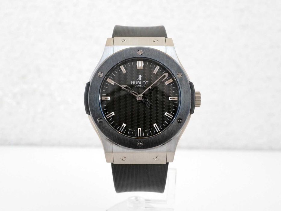 Classic Fusion Zirconium Ceramic Carbon Dial 45
