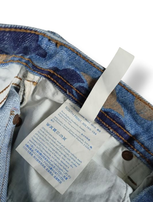 Spodnie jeansy slim fit Blå Konst South Print Acne Studios r.Xs