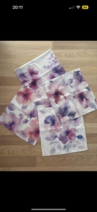 Nowe poszewki w kwiaty 45x45