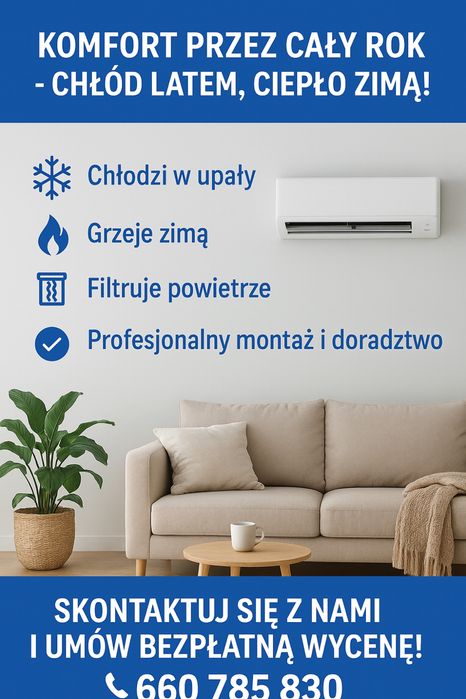 Profesjonalny montaż klimatyzacji, alarmów i kamer