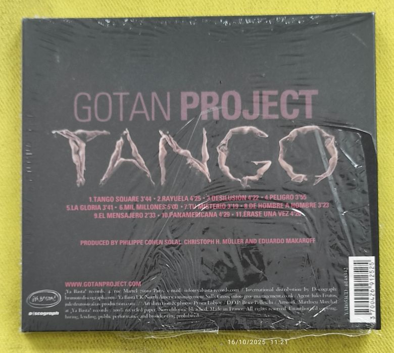 Gotan Project - Tango 3.0 CD430361944355645441