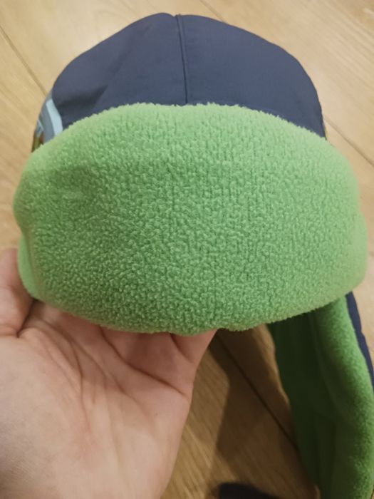 Czapka uszatka chłopiec 52-54 na 6-7 lat