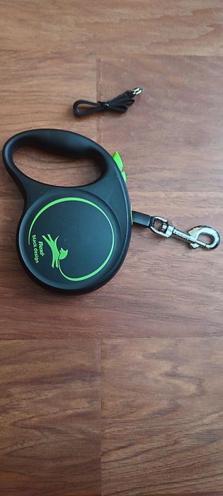 Повідець-рулетка Flexi Black Design L для собак  50 кг, 5 м, стрічка