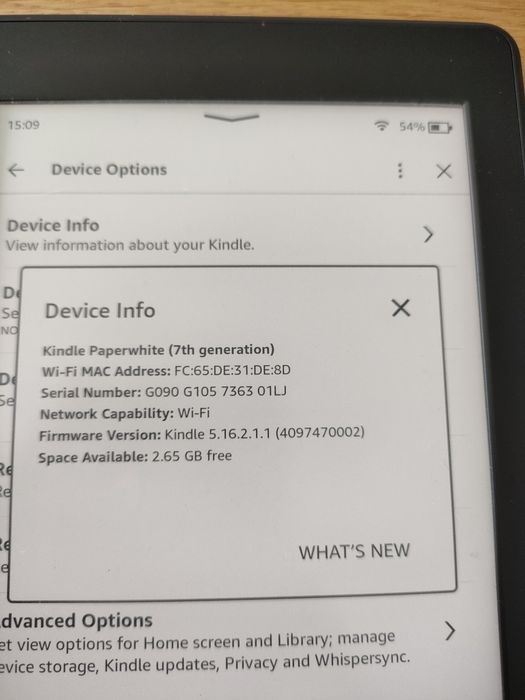 Kindle paperwhite 3 7 generation