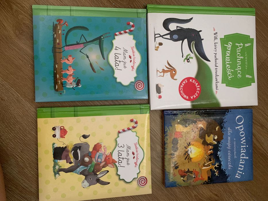 Zestaw 4 książek dla dzieci