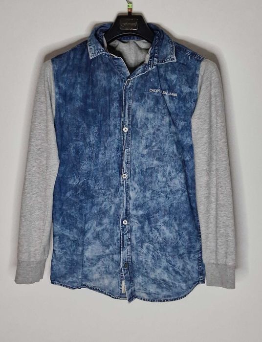 Koszula Jeansowa z Kapturem Bluza Calvin Klein Jeans XL