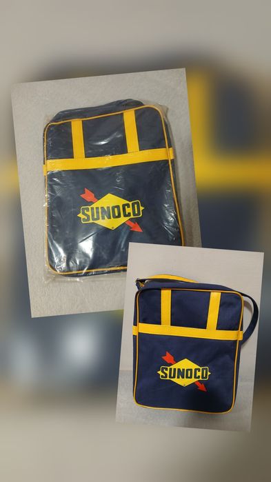 NOWA Vintage torba podróżna SUNOCO lata 70/80 NOS Zafoliowana Retro Y2K