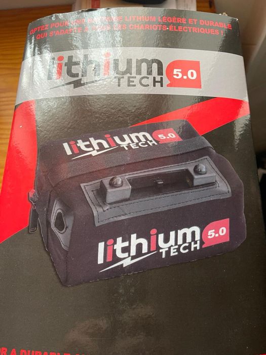 Baterias de litio para 36 buracos marca lithium tech 5.0