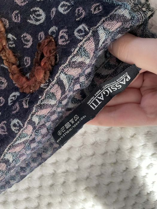 Stylowy szal passigatti  100%wełna