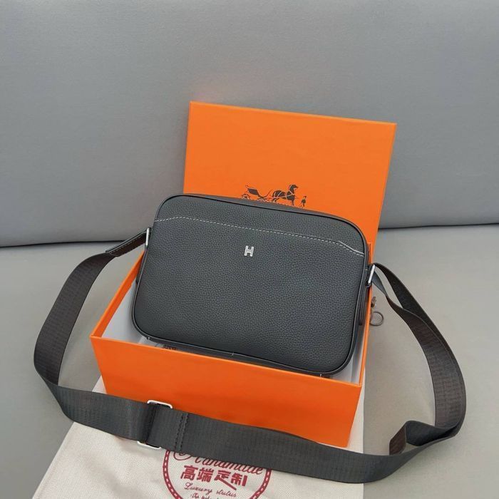 Мужская сумка на через плече хермес чоловіча барсетка хермес