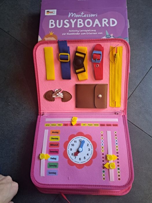 Tablica sensoryczna, edukacyjna montessori