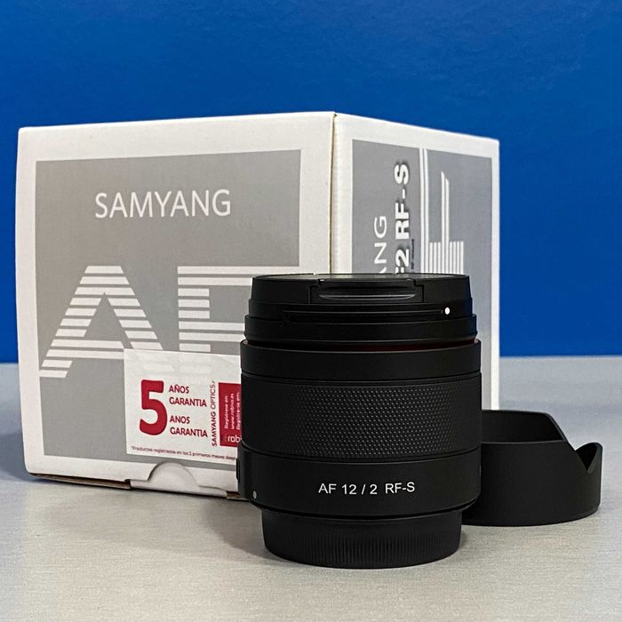 Samyang AF 12mm f/2 | Canon RF-S | NOVA | 5 ANOS DE GARANTIA
