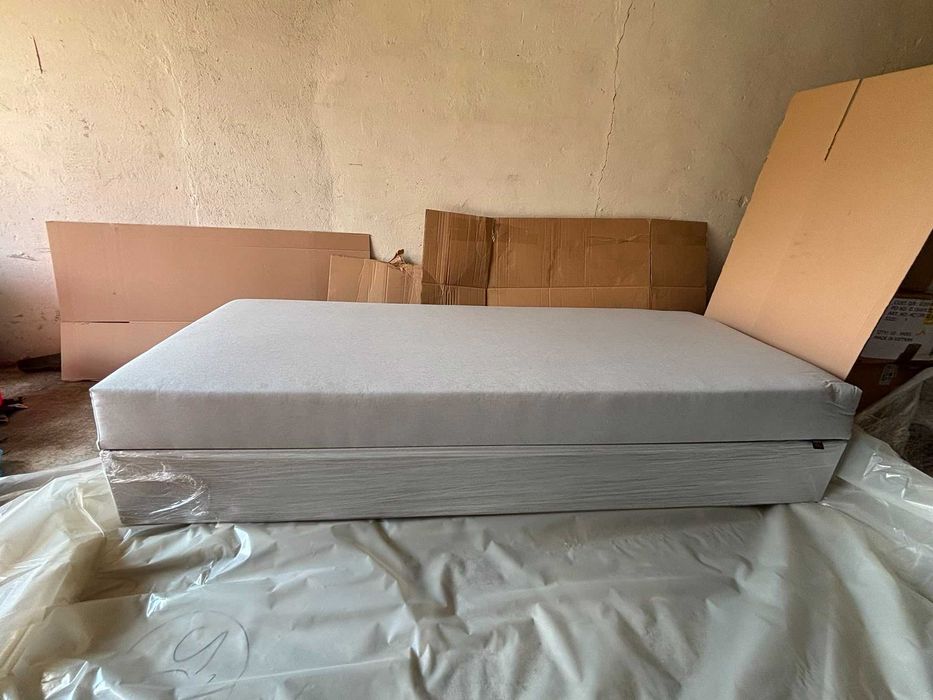 NOWE Łóżko, tapczan, wersalka 90x200.MATERAC Kieszeniowy.
