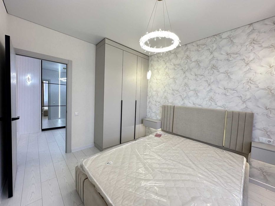 Евродвушка с ремонтом, мебелью и техникой в ЖК 53 жемчужина. Вид моря