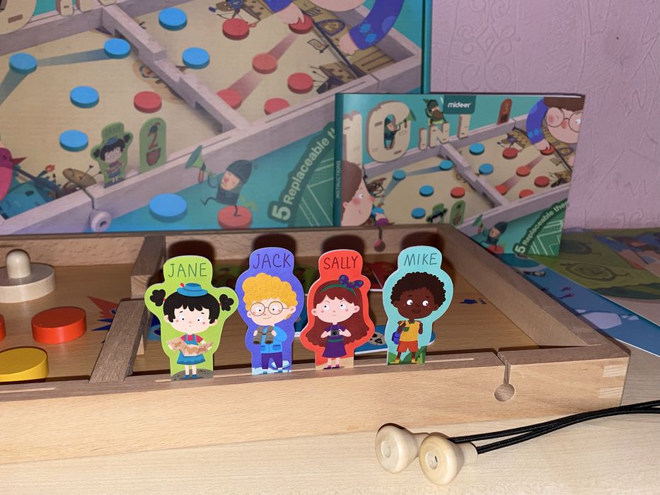 Дитячі пазли та настольна гра Mideer 10 в 1