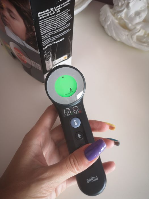 Termometr  bezdotykowy elektroniczny Braun Advanced Non Connect
