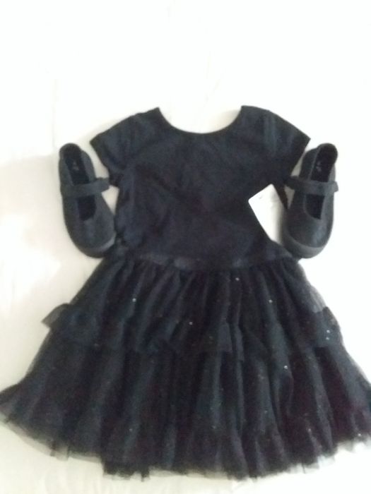 Плаття + тапочки, 98 см, 25 розмір для дівчинки