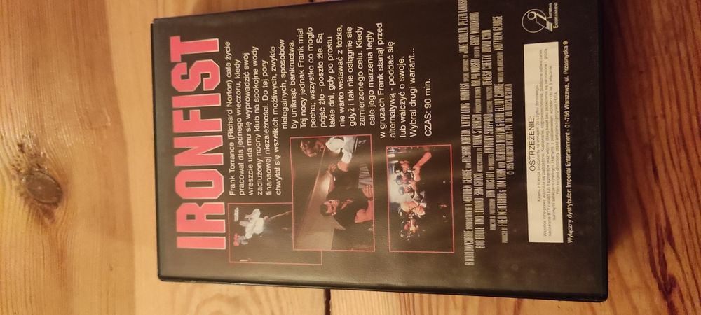 Ironfist Kaseta VHS