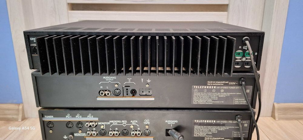 Wieża Telefunken STP-1 STM-1 STT-1 STC-1 ! STAN BARDZO ŁADNY Unikat !