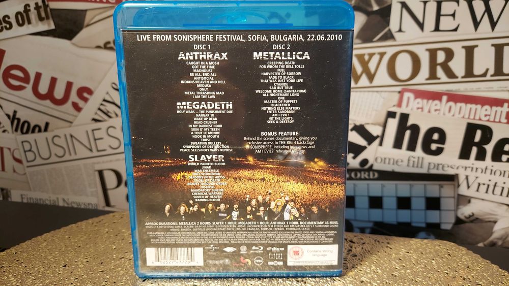 The Big 4 - Live From Sofia Koncert na 2x Blu-ray