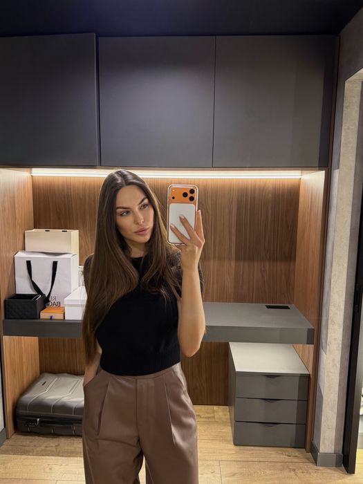 Жіночі шкіряні брюки Gasanova нові з бірками