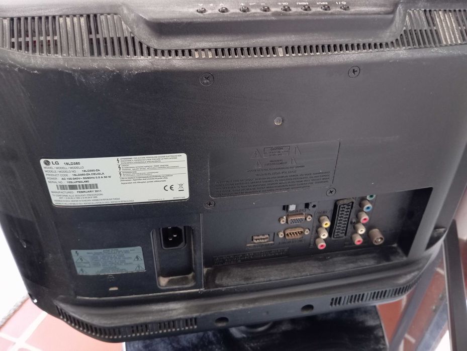 Televisor LG 19 polegadas de 2011