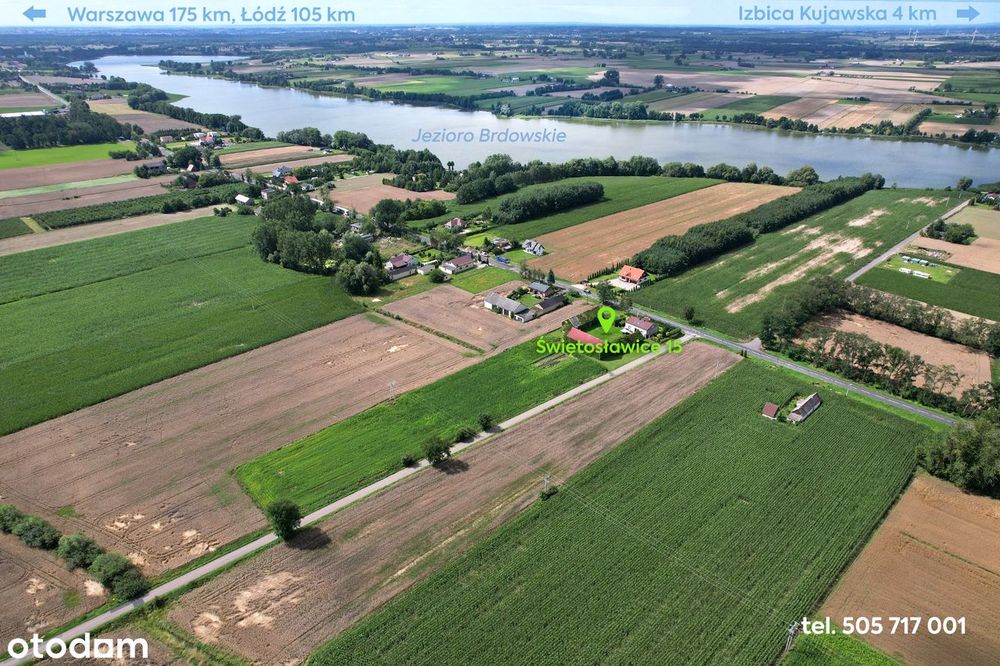 Siedlisko (dom+budynki gos.), 1 ha ziemi na Kujawach, blisko jeziora - Widok 5