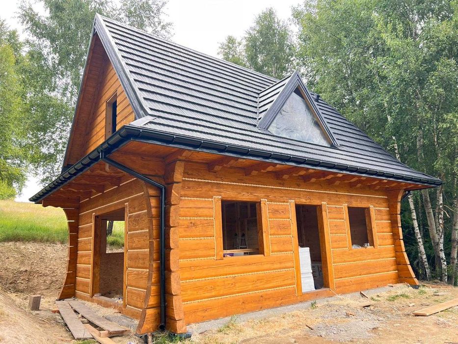 Dom z Bali Płazów Rekreacyjny Letniskowy Całoroczny Góralski Mszenie