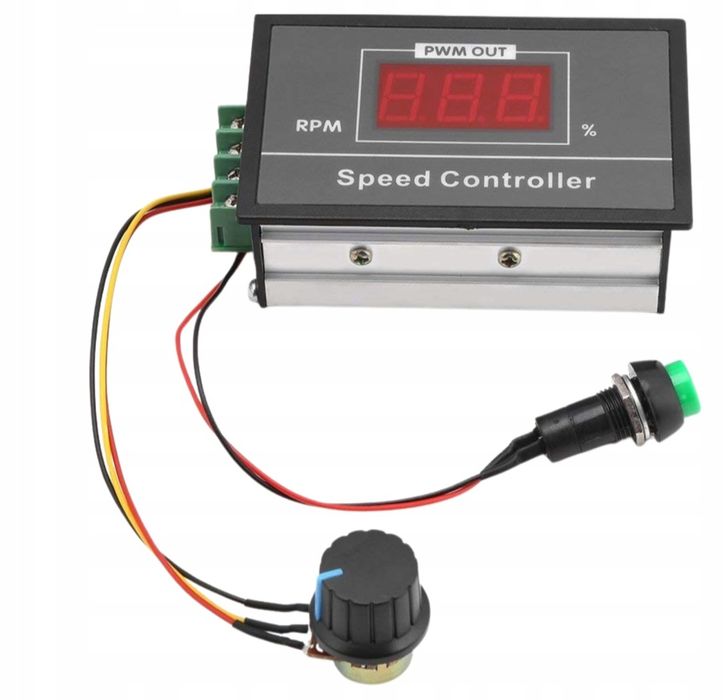 Regulator obrotów do silnika DC 10-50V 30A z gałką