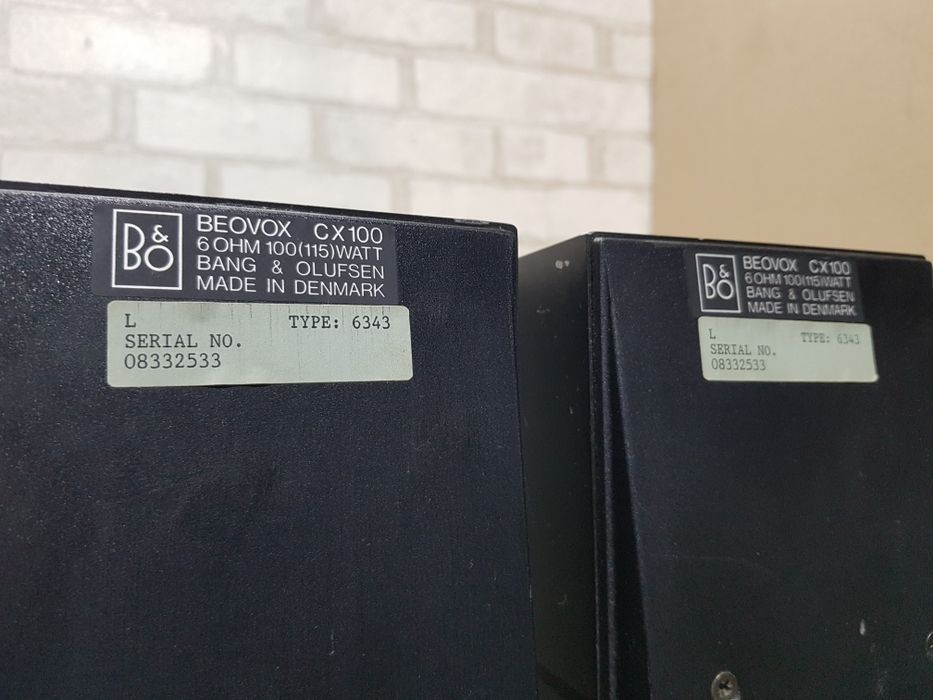 Полична акустика/полочная  акустика Bang & Olufsen Beovox CX-100 б/у