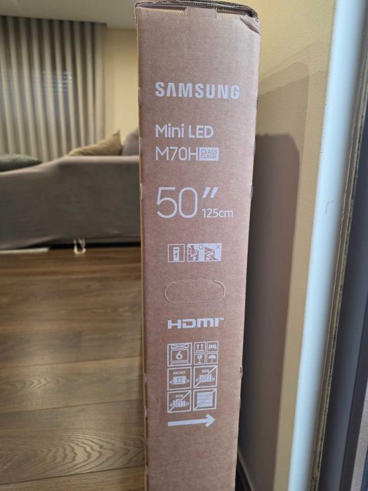Samsung M70H MiniLED 2026 50 polegadas, caixa selada