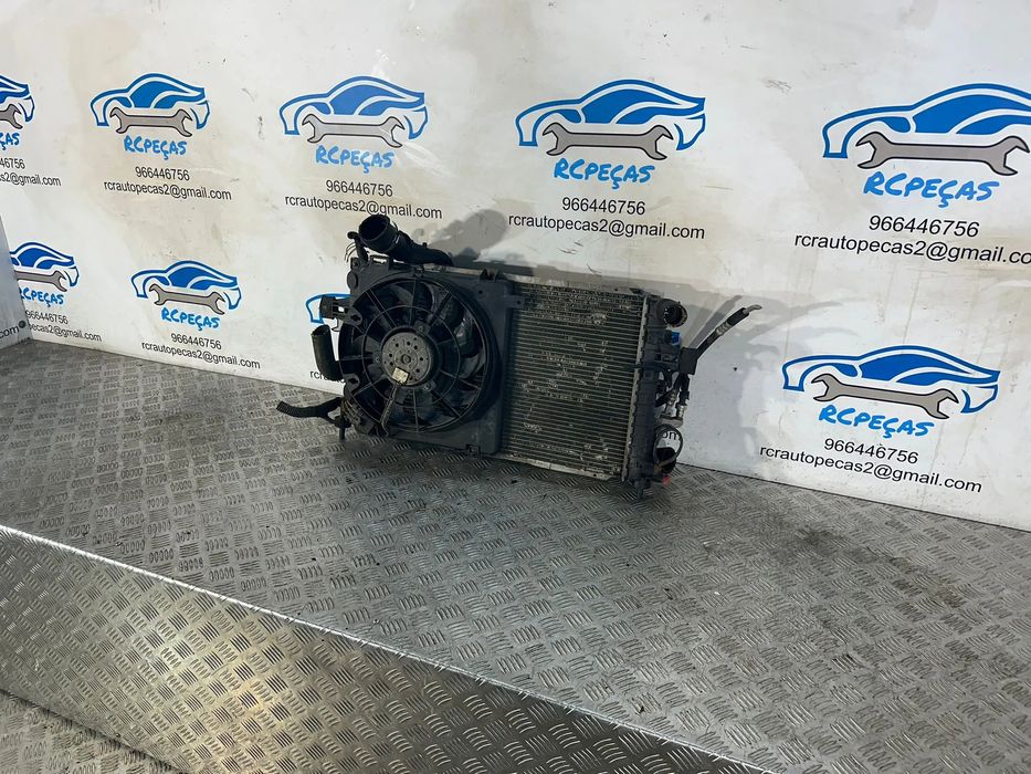 Conjunto Radiadores Agua Intercooler AC Ar Condicionado Opel Astra H
