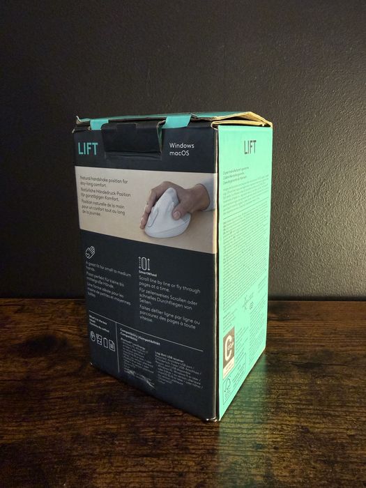 Logitech Lift, bezprzewodowa ergonomiczna myszka