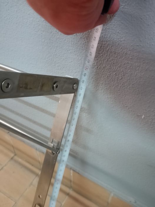 Estendal em inox  dobrável