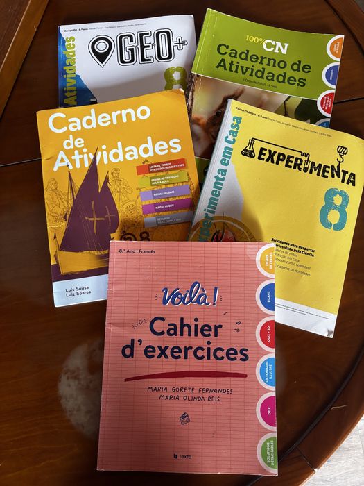 Cadernos de atividades 8º ano