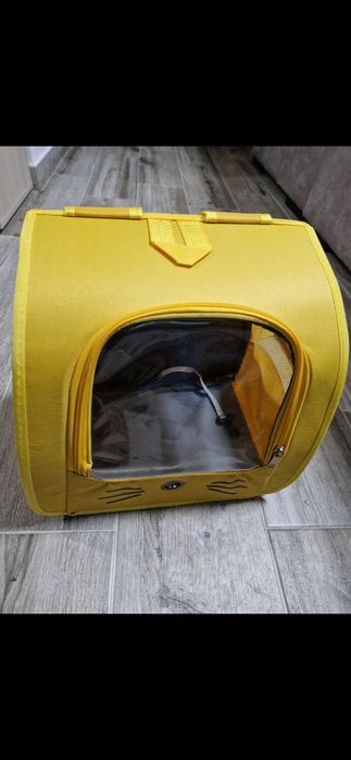Mochila de transporte de animal.  Novo