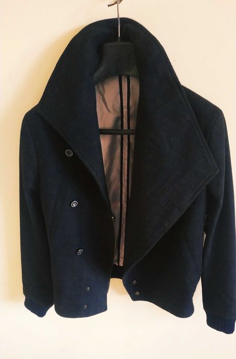 Стильное мужское пальто полупальто куртка косуха Zara.