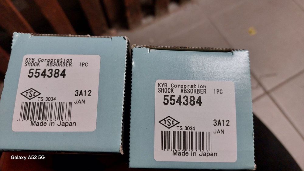 Продаю пару нових амортизаторів Kyb 554384 для Хюдай Елантра