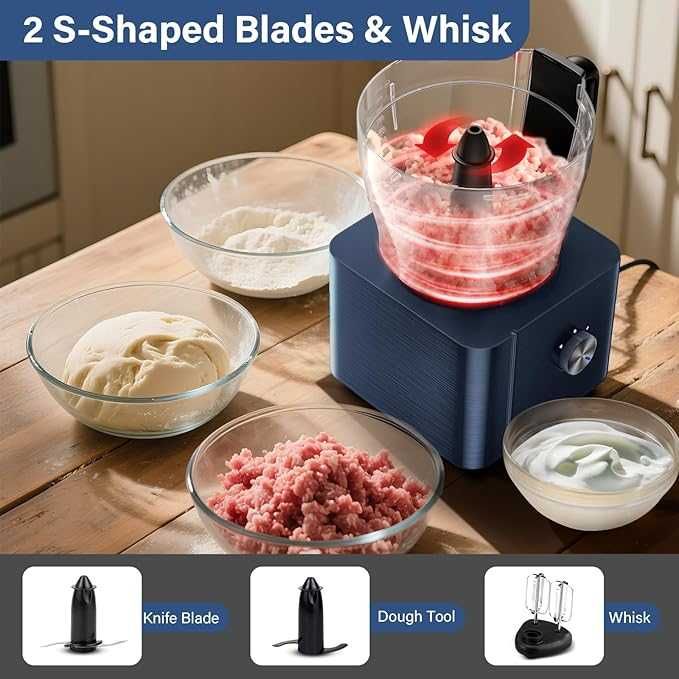 SNDOAS Robot kuchenny 1100 W, 3,2 l, mikser, rozdrabniacz