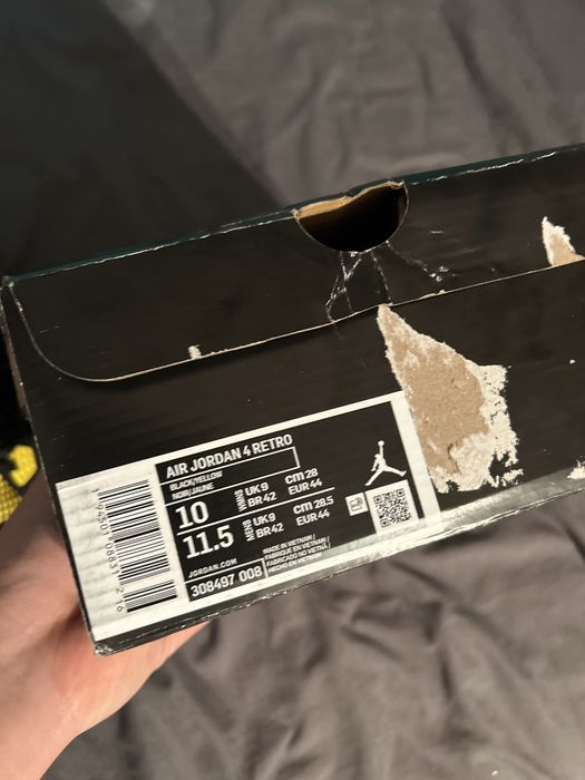 Buty Air Jordan 4 Black Thunder