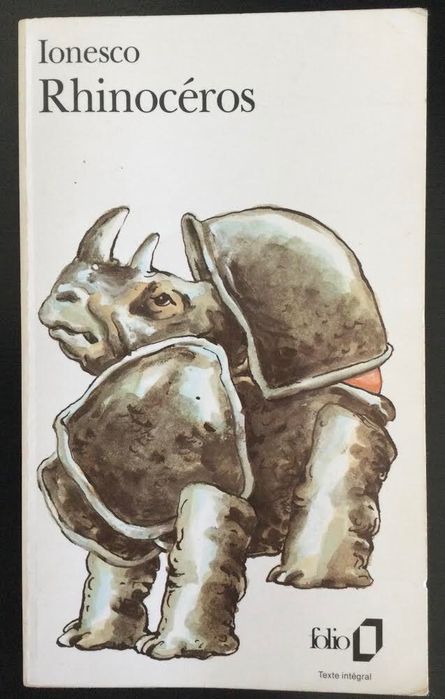 Livro em Francês: Rhinocéros - Ionesco