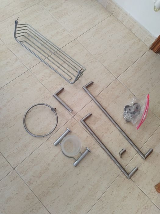 Conjunto casa de Banho inox