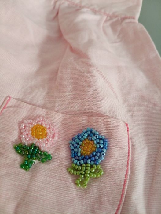 2 vestidos de menina Petit patapon - 12/18 m   88 cm			Como novos!