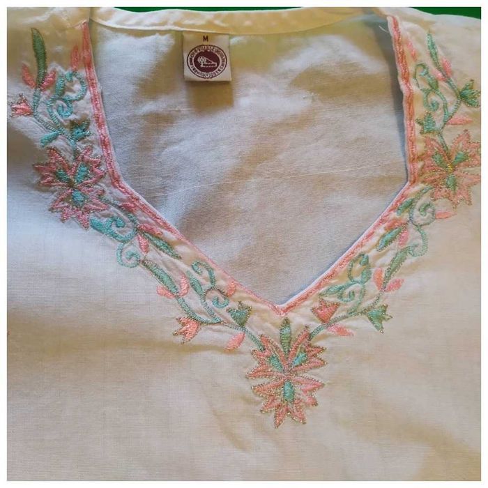 Вишита Блуза - туніка  Льон