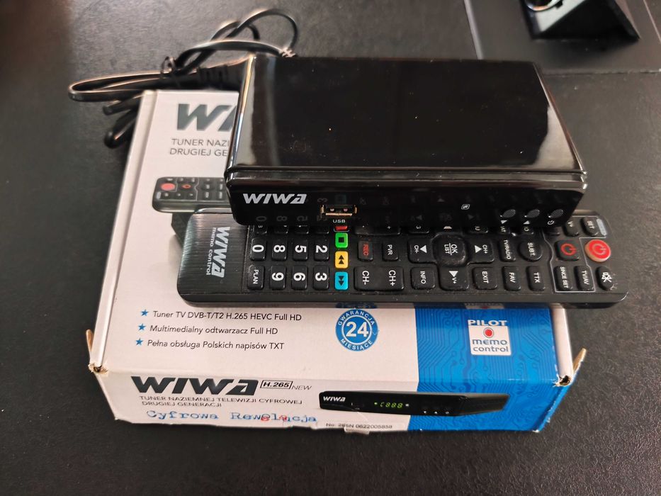 Dekoder tuner WIWA dvb-t2 hevc