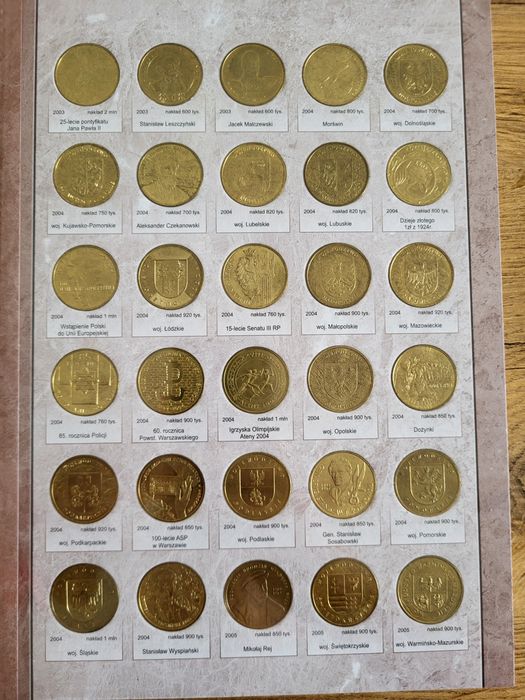 Monety 2zł 5zł komplet kolekcjonerskie GN Gold Nordic