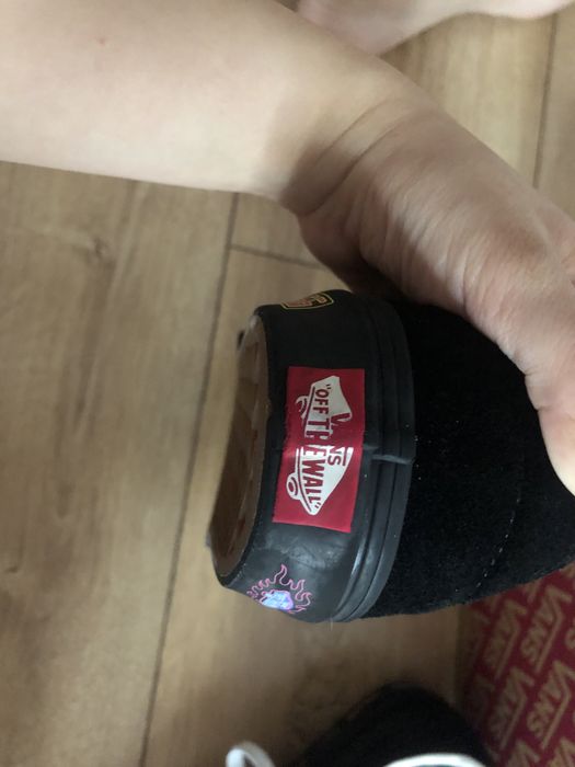 Buty vans black neon